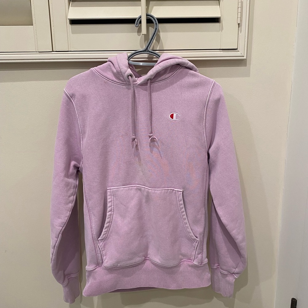 Pink Champion hoodie
